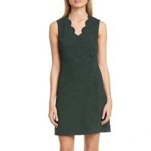 Ted Baker Scalloped V-Neck Dress - Size 3